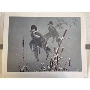 Phillip Crowe Snowy Refuge Signed Limited Edition Offset Lithograph Print